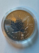 Moneta 2019 Incuse CAD Maple Leaf 1 oz srebro