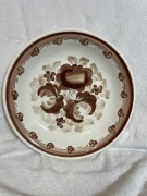 Kultowy Talerz Fajans Włocławek – Ręcznie Malowany – Vintage PRL