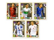 KOMPLET 5 KART TOP PLAYER ROAD TO RUSSIA 2018 MESSI RONALDO