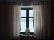 Zasłonki lniane Eko Boho 85 x 148 cm - 6 okien (kompletów)