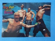 RED HOT CHILI PEPPERS, MR BIG - plakat z czasopisma Popcorn.