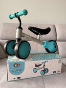 Rowerek Biegowy Kinderkraft Cutie Mini od 1 roku - Regulowany, Trójkołowy
