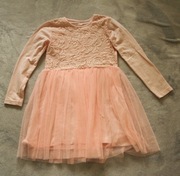 Sukienka dla dziewczynki różowa, rozmiar 122