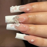 Tipsy żelowe paznokcie manicure 10 szt. oryg. pudełko + pilnik