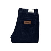 Spodnie męskie sztruksy Wrangler Texas Slim 822 Mood Indigo W33 L32