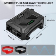 DATOUBOSS przetwornica 12 V 230V czysta fala sinusoidalna 2000W / 4000W