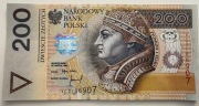 200 złotych seria YC