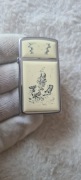 Zapalniczka Zippo Slim Scrimshaw Wieloryb (1990r) 