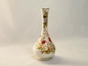 Wazon porcelanowy smukły, dekor kwiatowy, XX w.