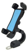 UNIWERSALNY UCHWYT OBRACANY 360 NA TELEFON ROWEROWY MOTOCYKLOWY NA SKUTER