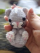 Kot, kotek , breloczek, brelok, rękodzieło