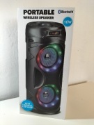 Głośnik Bluetooth 10W LED RGB Przenośny  PARTY KARAOKE