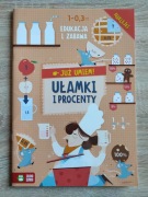Już umiem: ułamki i procenty książeczka z naklejkami matematyka