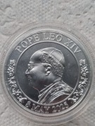 MEDAL PAPIEŻ LEON XIV UNCJA SREBRA 2025R.