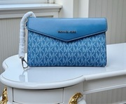 MICHAEL KORS PORTFEL SKÓRA MONOGRAM NOWY ORYGINALNY SKÓRA SKÓRZANY 