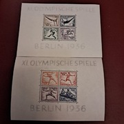 Rzesza  Olimpiada  1936 Berlin  2 bloki czyste 