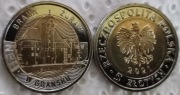 5 zł 2021 r.  Brama Żuraw w Gdańsku