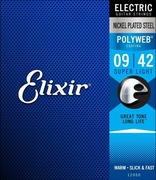 Struny Elixir PolyWeb Super Light 09-42 do gitary elektrycznej 12000