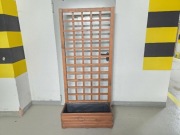 Donica drewniana pergola 180x80x35 ocieplona styropianem i folią