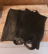Czapsy do jazdy konnej, ochraniacze na buty. Rozmiar W34, H33.