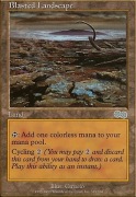 MTG Urza's Saga: Blasted Landscape