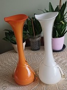 Wysoki Szklany Wazon. Jerzy Słuczan Orkusz - Huta SzkłaTarnowiec