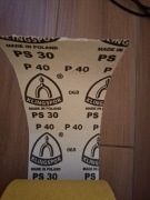 Papier ścierny Rolka żółty 115x50 P40 1m