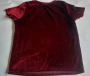 Bluzka welur bordo Reserved M