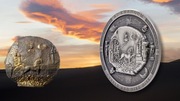 BACTRIAN CYBELE DISK Antiqued Archeology Symbolism 20$ Cook Islands 2021