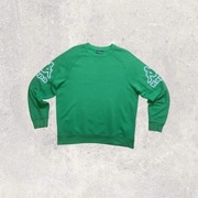 Kappa zielona bluza crewneck męski L