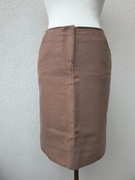 Wełniana Karmelowa spódnica Armani Jeans Rozmiar 40 L