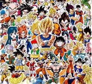 Naklejki Dragon Ball - 50 szt
