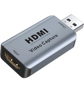 Adapter przejśćówka HDMI na USB FullHD 4K USB 2.0 karta nagrywającą