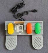 QJ QuickJoy SV-129 Footpedal – rzadki kontroler nożny Atari Commodore Amiga