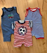 Zestaw rampersów 0-3 miesiące rozmiar 62 Cool Club