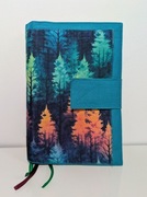 Wodoodporna okładka na książkę / przewodnik A5– turkusowa, na prezent