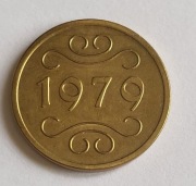 TOKEN  KRÓLEWSKIEJ  MENNICY  HOLANDII 1979