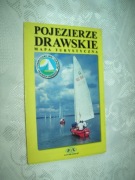 POJEZIERZE DRAWSKIE - MAPA TURYSTYCZNA - PRL