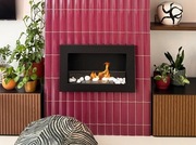 Nowy Biokominek 650x400 Szyba Biopaliwo Lejek Kamienie Ozdobne