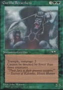 MTG Alliances: Gorilla Berserkers (Attacking)