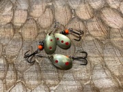 SpinneREK Błystka obrotowa nr1 3g. kol: Złoto/czerwone kropki