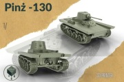 Polski czołg pływający Pinż-130  1/72