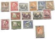 Kenia Uganda Tanganika 1954 Elżbieta II pełna seria **/*