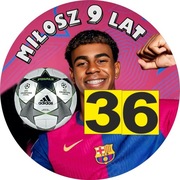 Pan Opłatek na tort - Piłka Nożna LAMINE YAMAL