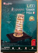 Puzzle 3D CUBIC FUN LED Krzywa wieża w Pizie - Pisa