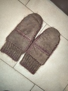 Góralskie rękawice kożuch wełna szkolne czasy PRL!