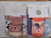 Skarpetki bawełniane 2x3pak - rozmiar 0/3mies