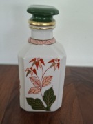Art deco flakon na perfumy porcelana ręcznie malowana 1930 r. Sygnowana