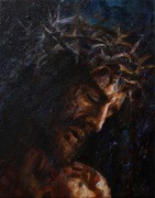 Obraz olejny Jezus Chrystus Ecce Homo Portret 24/30 Gierlach