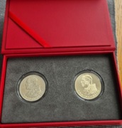 Monety Jan Paweł 2 1000 zł 1883 i 1982 srebrne